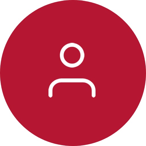 Red graphics with "[" symbol.