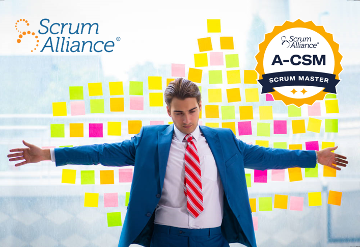 Scrum Alliance A-CSM Scrum Master logo