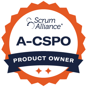 Scrum Alliance A-CSPO Product Owner logo
